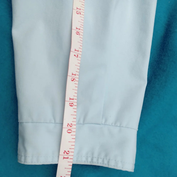 4/$15 Coat Collectibles Lightweight Jacket Light Blue w/ Embroidery XL - Picture 8 of 14